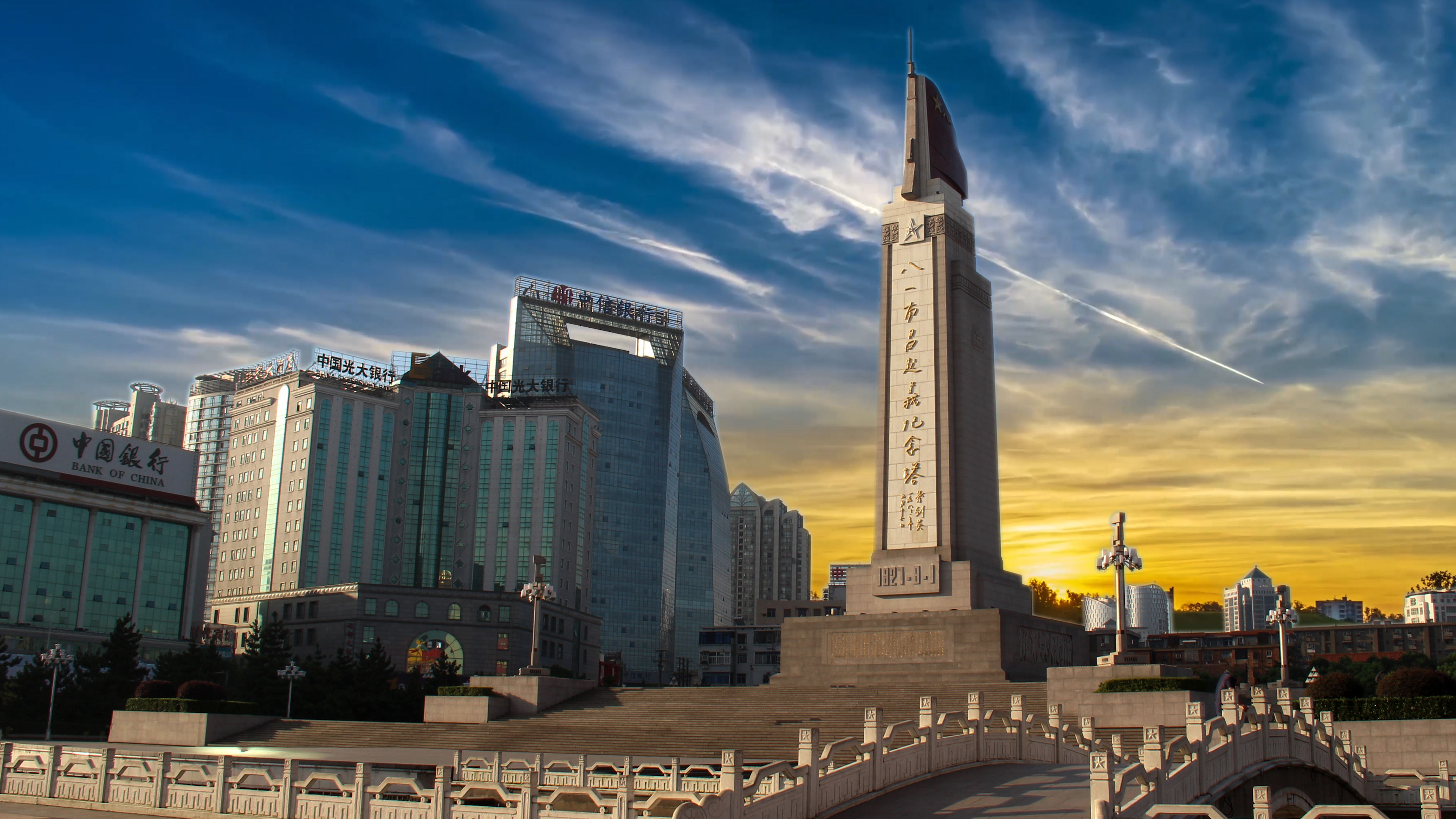 南昌城市航拍地標(biāo)4k